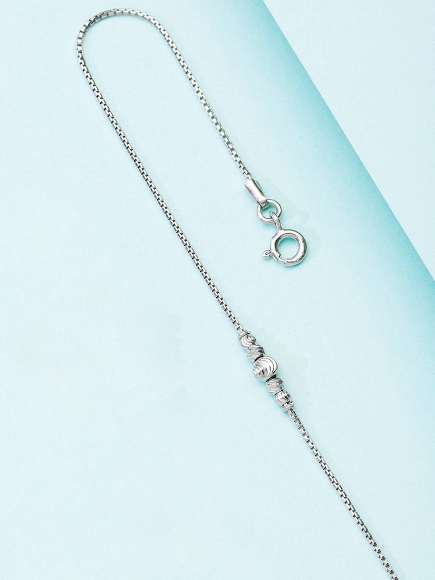 Zavya 92.5 Sterling Silver Anklet for Women