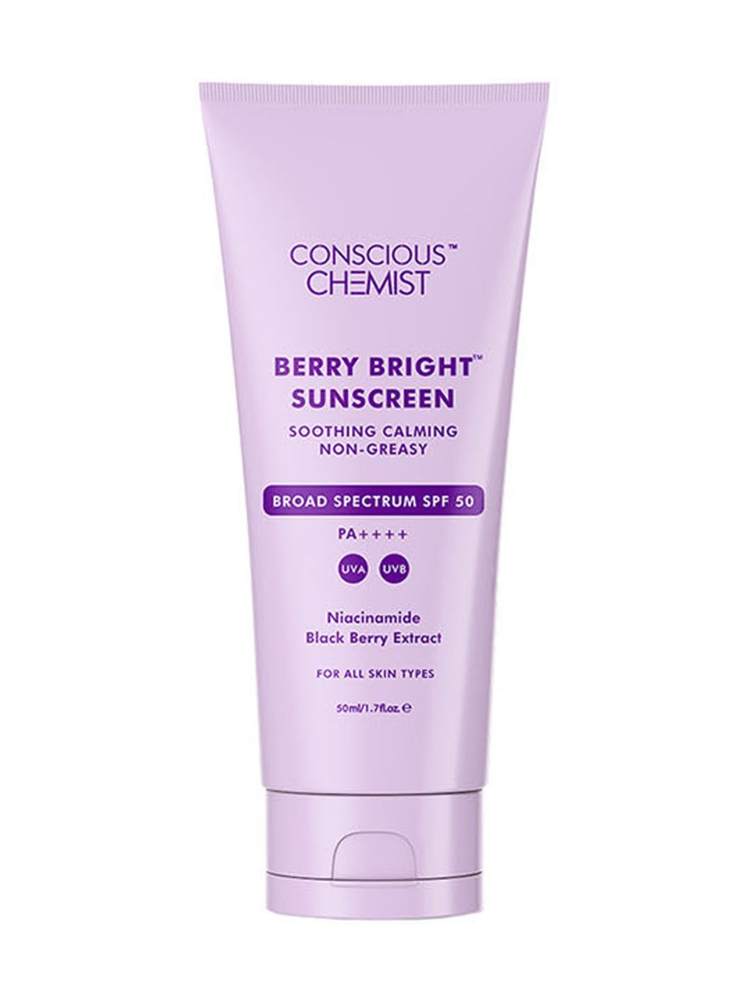 Conscious Chemist Berry Bright Sunscreen SPF 50 - 50 ml