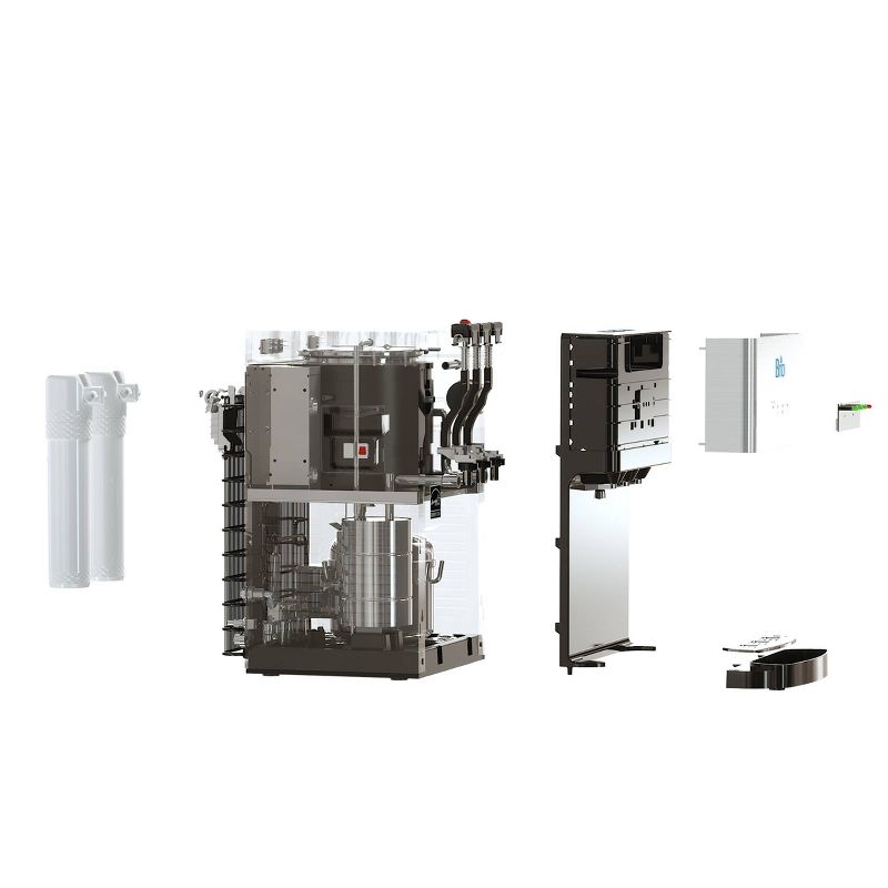 Brio Countertop Self Cleaning Bottleless Water Cooler Dispenser with Filtration and 3 Temp Settings