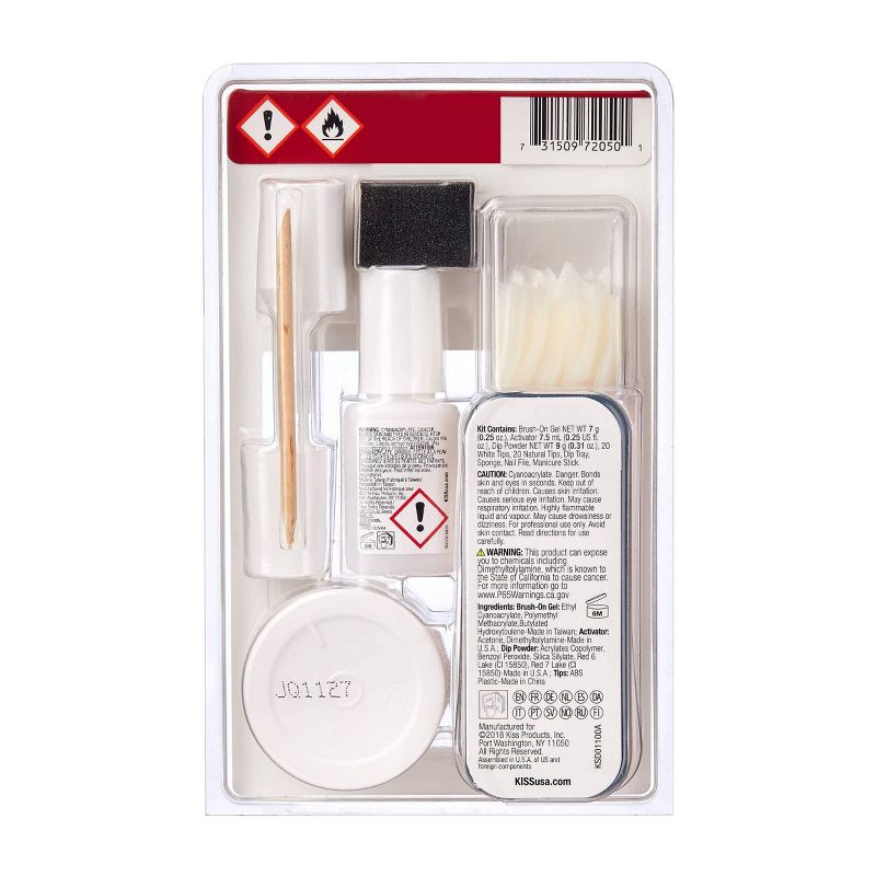 Ardell Nail Addict Blush False Nails Geometric Crystals - 24ct