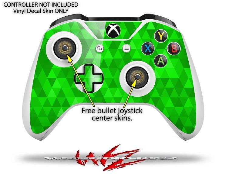 Triangle Mosaic Green Skin Bundle Skin fits XBOX One S System