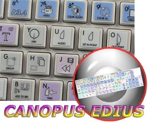 CANOPUS EDIUS GALAXY SERIES NEW KEYBOARD LABELS SHORTCUTS ARE COMPATIBLE WITH APPLE