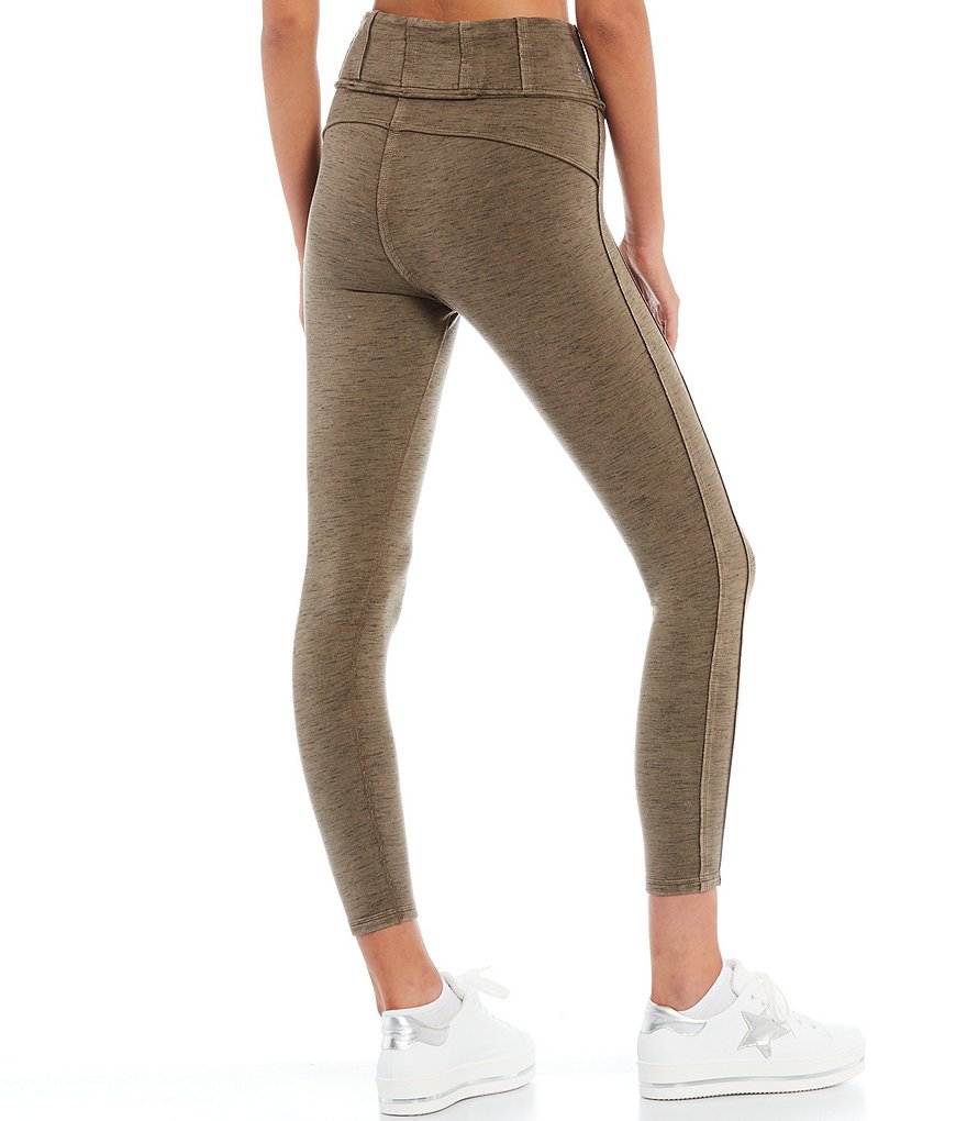 Free People FP Movement Hybrid Exposed Seam Detail High Rise Leggings