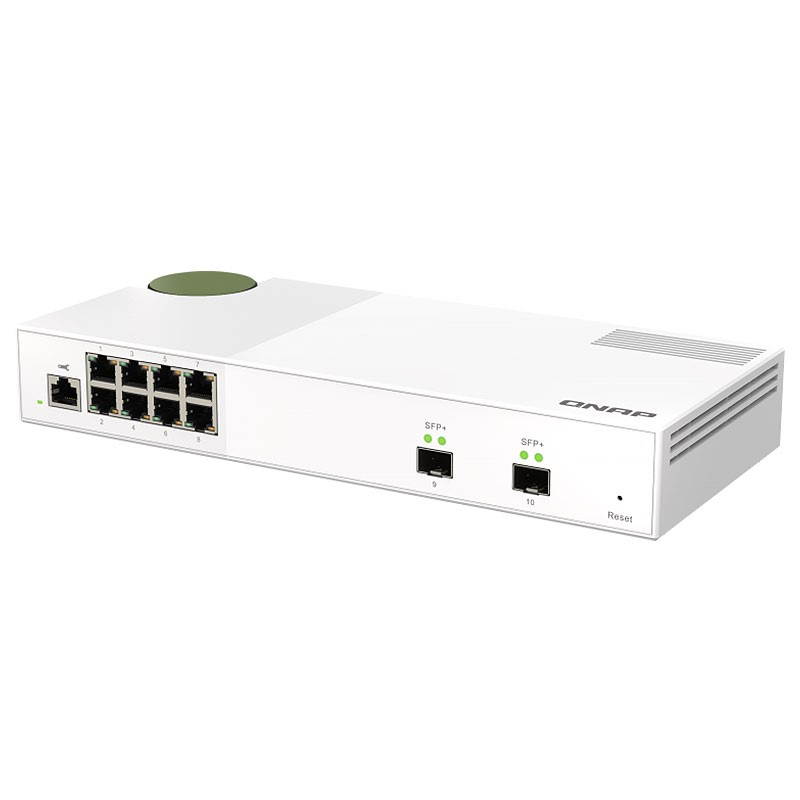 QNAP QSW-M2108-2S 10-Port Managed Switch w/ 10GbE SFP+ Ports