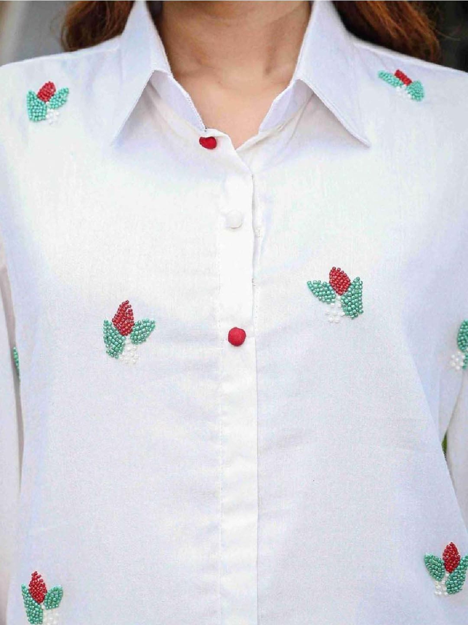 Artagai Midnight Navy Elevated Basics Co-Ord Set With Notch Collar Top And Straight Pants