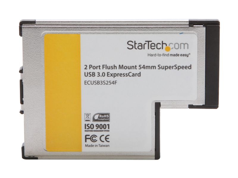 SA SATA3-EC200 6Gbps eSATA III 2 Ports ExpressCard