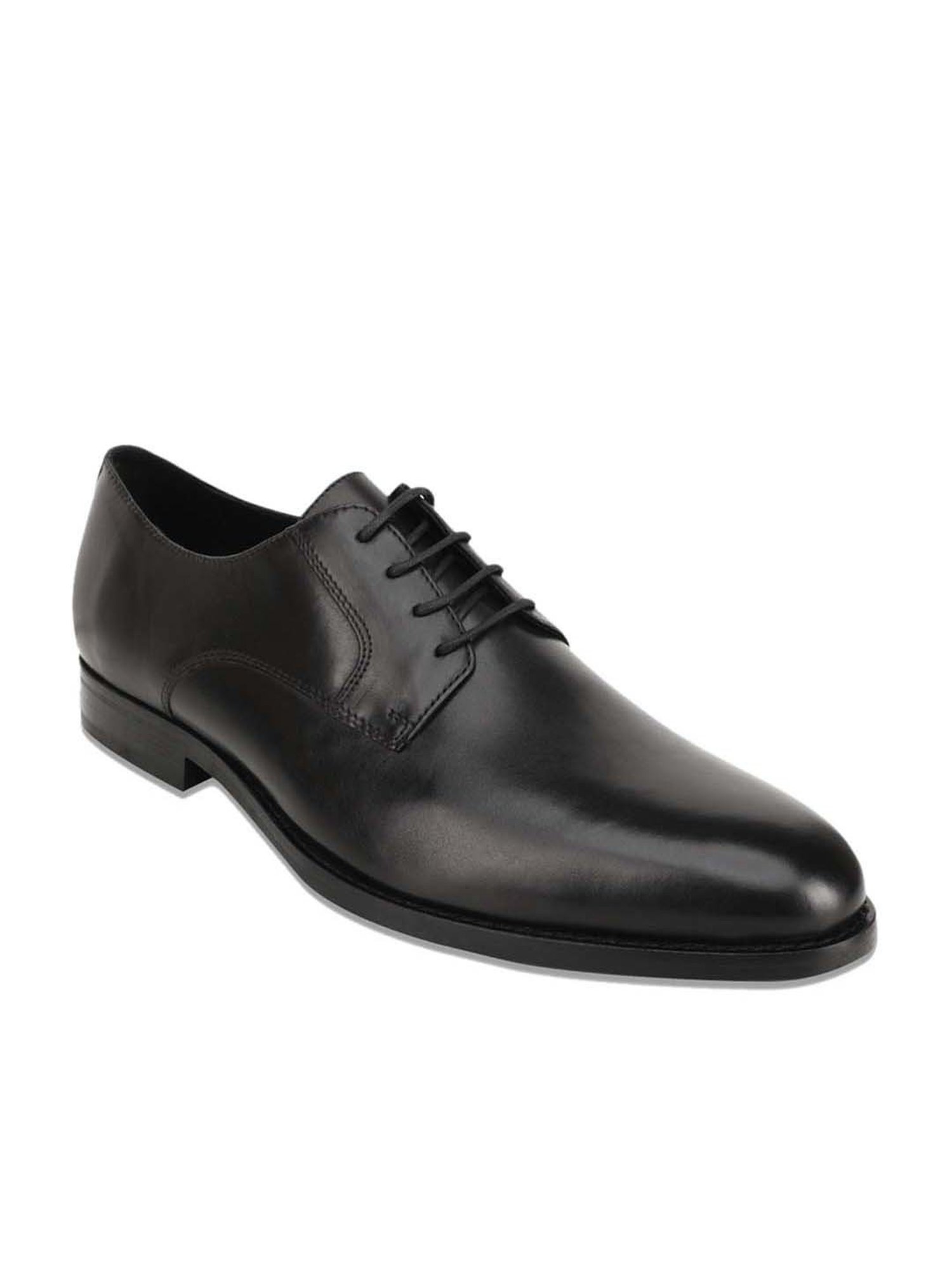 Geox Men's Black Derby Shoes