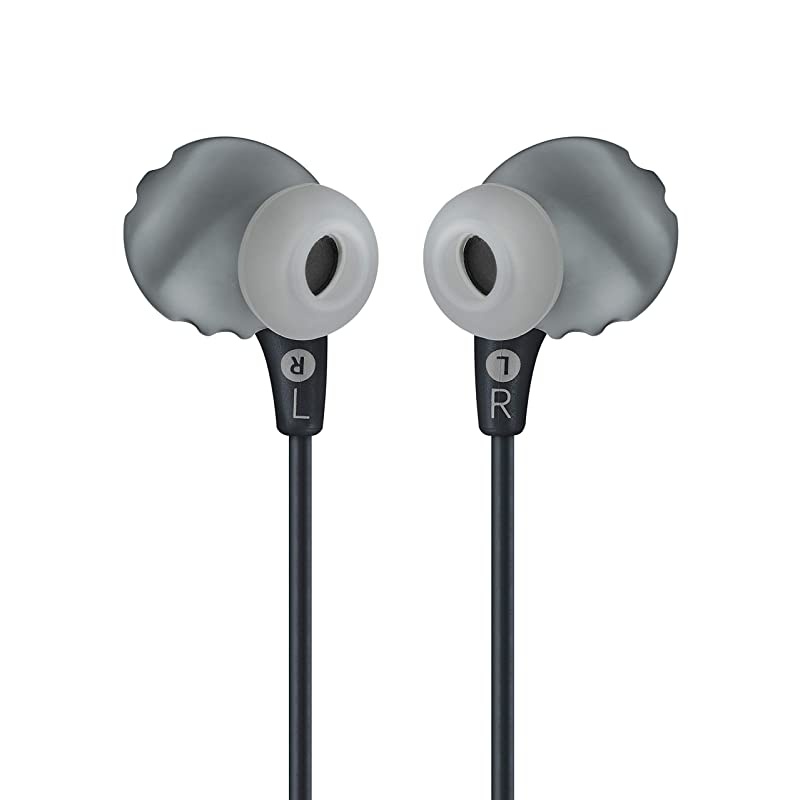 Endurance Run, In-Ear Sport Headphone with One-Button Mic/Remote - Black
