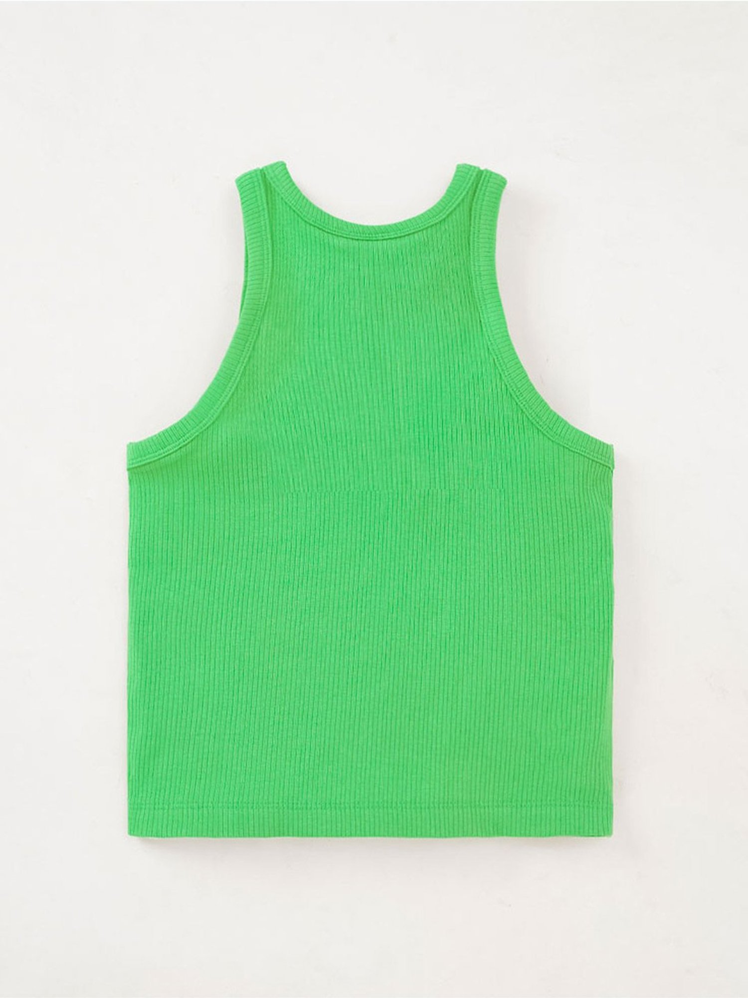 Edheads Kids Green Cotton Regular Fit Tank T-Shirt