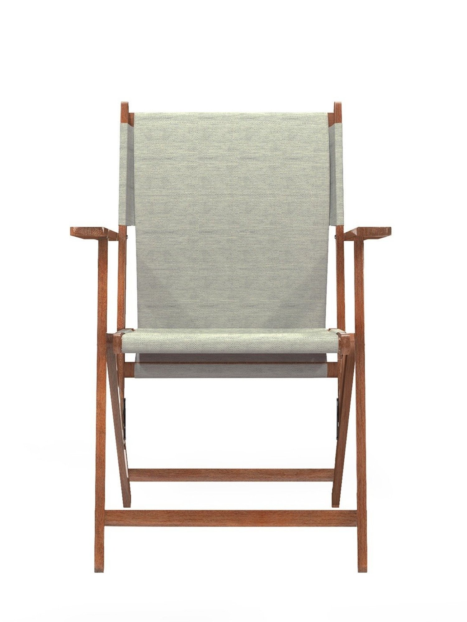 Chumbak Bistro Srilanka Solid Green Wood Folding Chair
