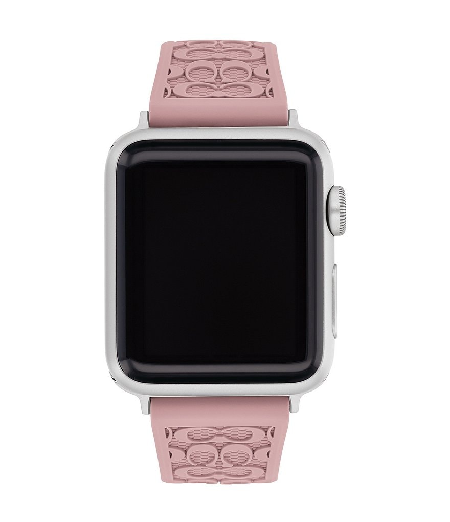 COACH Signature Pink 38/40mm Bands for Apple Watch&reg;