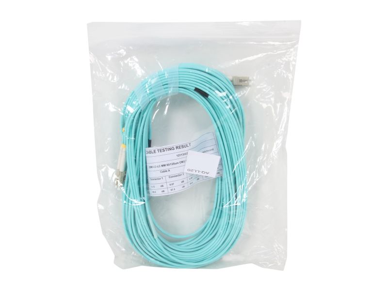 Fiber Optic Cable LC-LC 9/125 Duplex Single-Mode Fiber Cable Yellow 5 meters