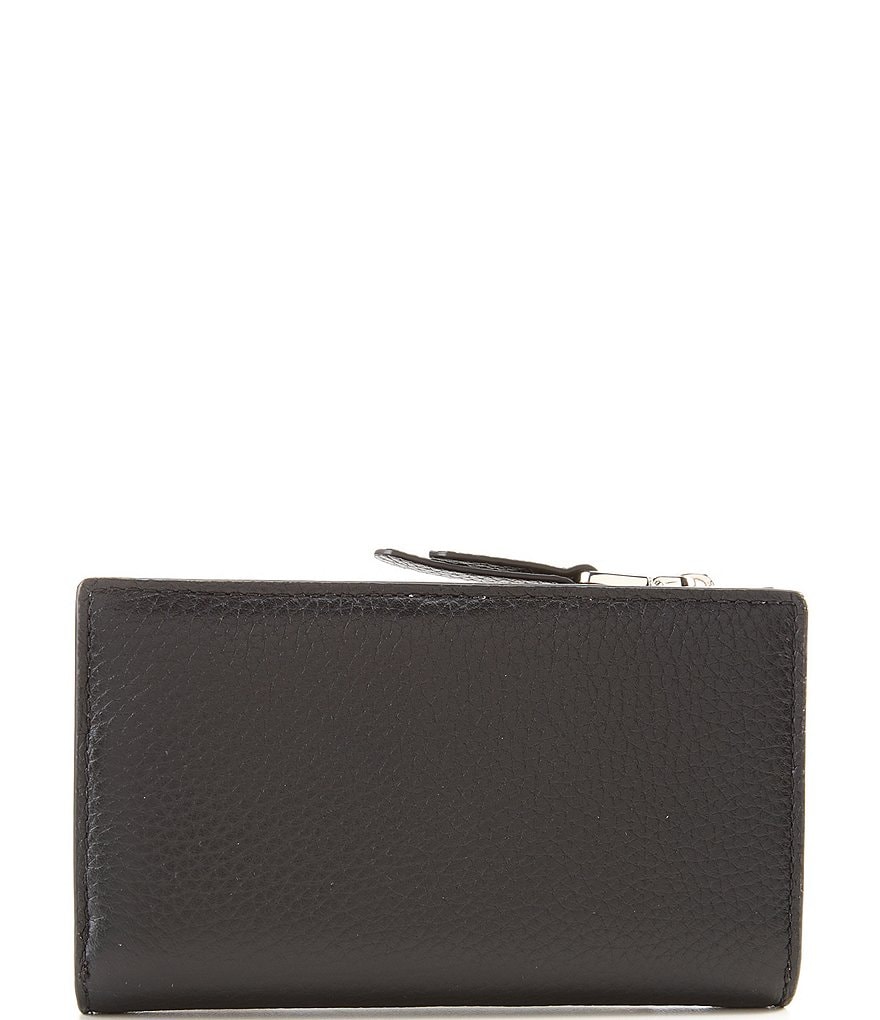 kate spade new york Roulette Pebble Leather Small Slim Bi-Fold Wallet