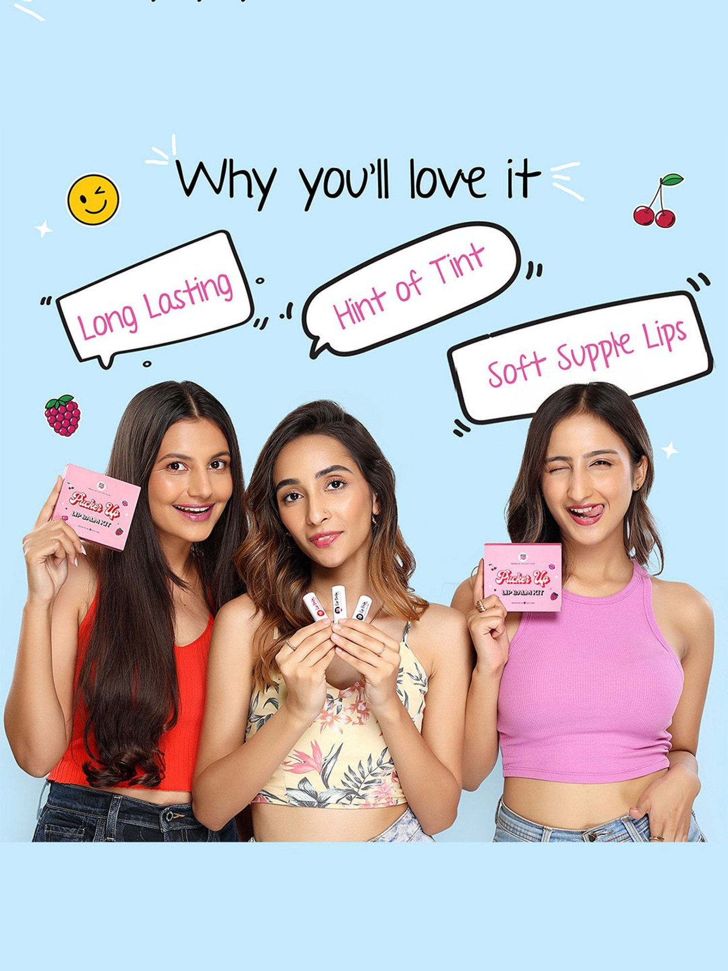 MyGlamm Popxo Pucker Up Lip Balm Kit