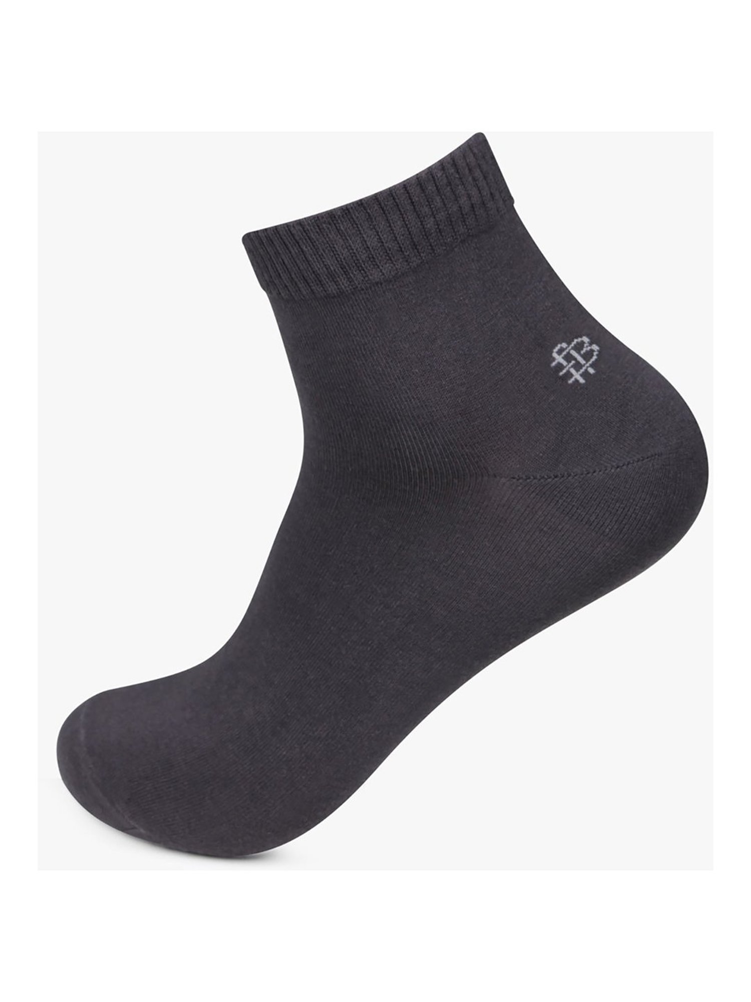 Bonjour Dark Grey Socks - Pack of 4