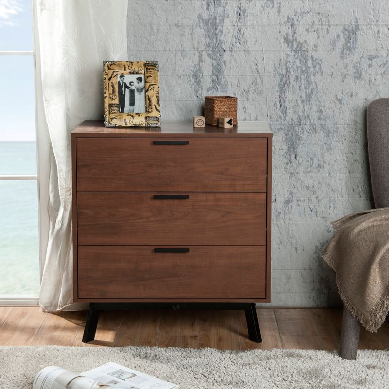 Aspen 3 Drawer Dresser Vintage Umber Brown - loft607