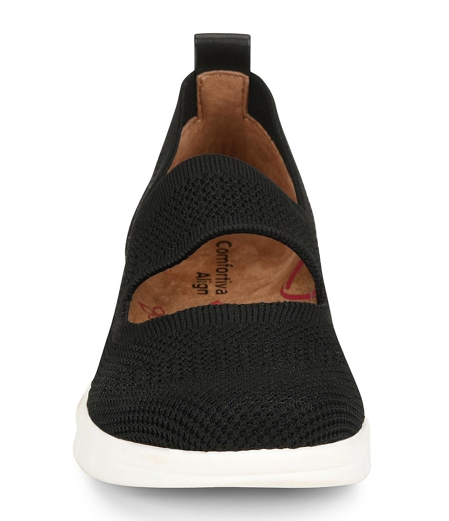 Comfortiva Carlene Knit Mesh Mary Jane Slip Ons