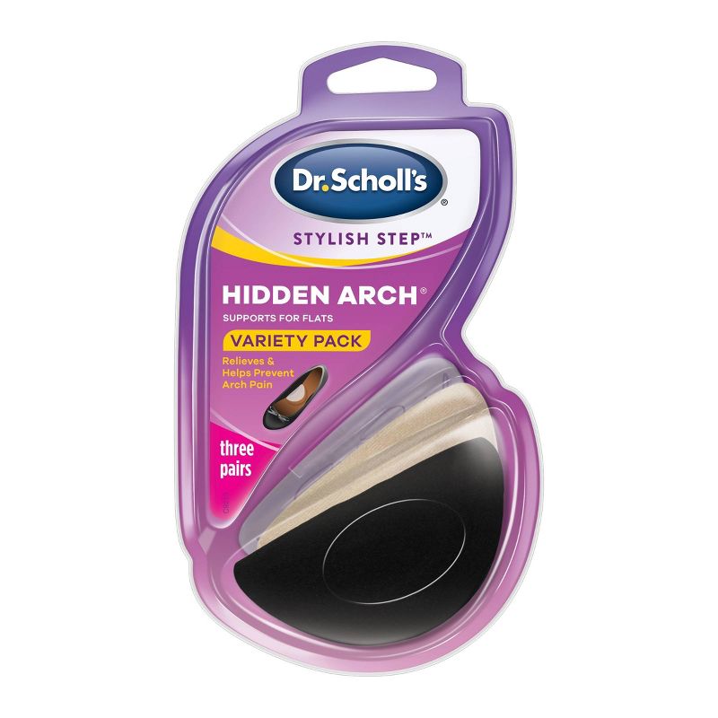 Dr. Scholl's Stylish Step Hidden Arch Support Variety Pack - 3pk