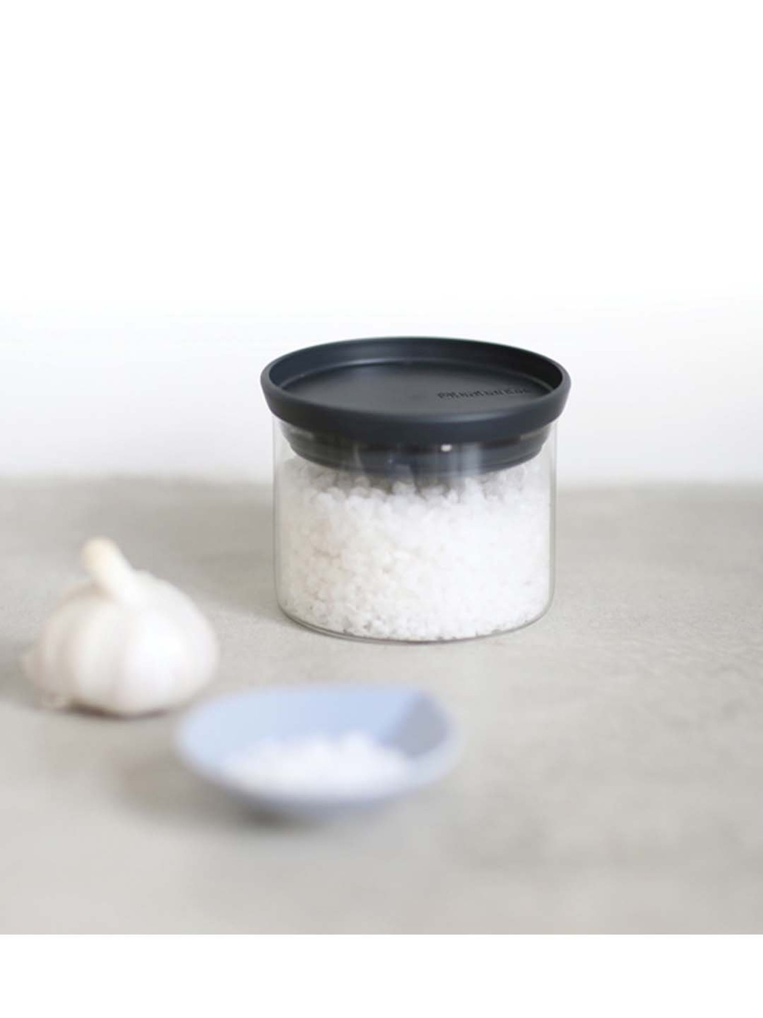 BRABANTIA Transparent Glass Stackable Storage Jar (300 ml) - Set of 1