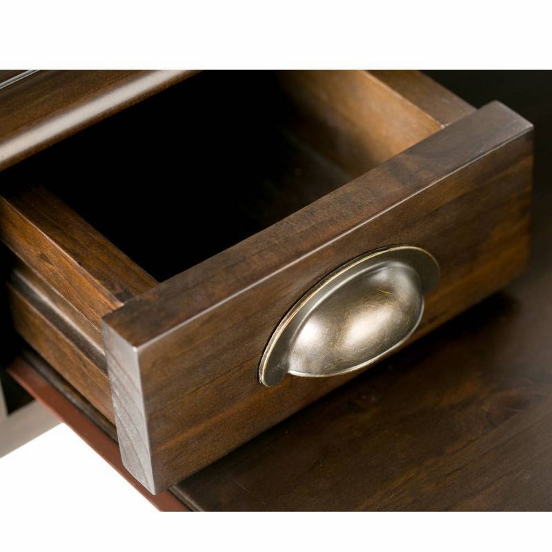 42" Portland Desk Mahogany Brown - WyndenHall