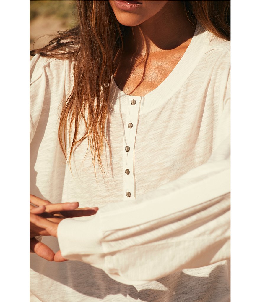 Marc New York Short Sleeve Tie-Dye Jewel Neck Tee