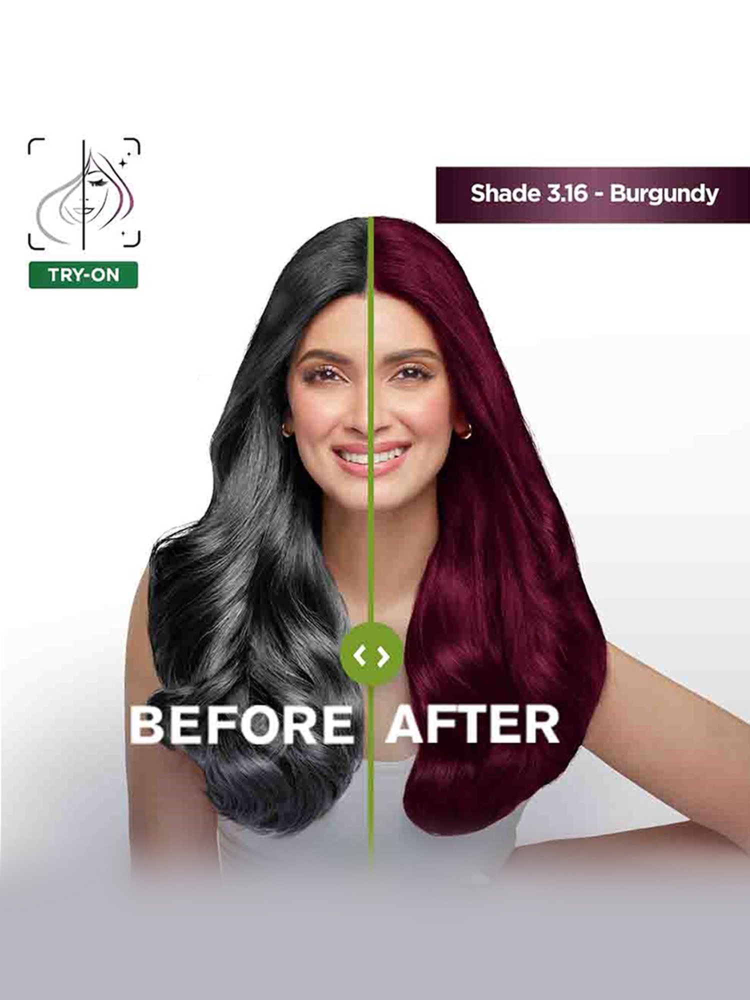 Garnier Color Naturals Creme Hair Color Shade 3.16 Burgundy - 70 ml + 60 gm