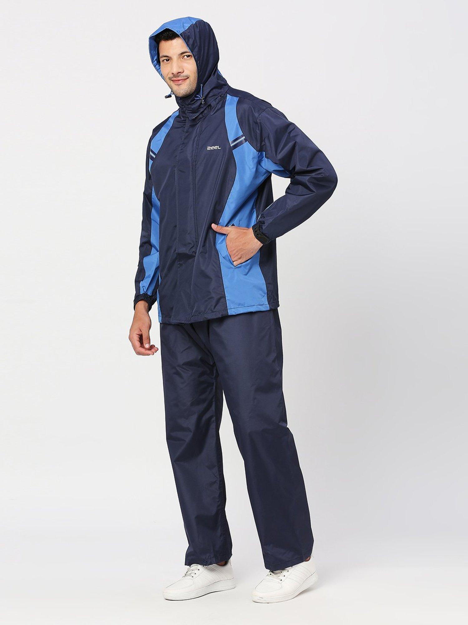 Zeel Navy Raincoat Set