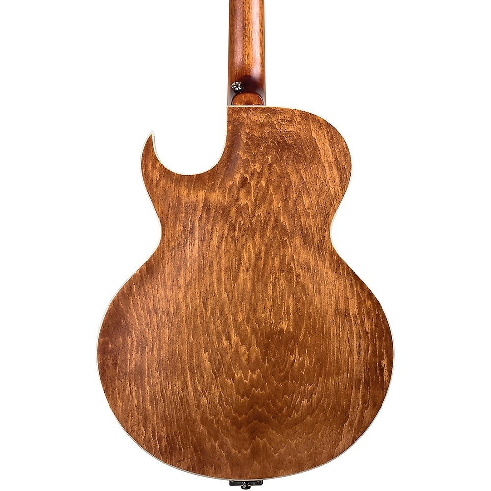 The Loar LH-306T Thinbody Archtop Cutaway Electric Guitar Orange