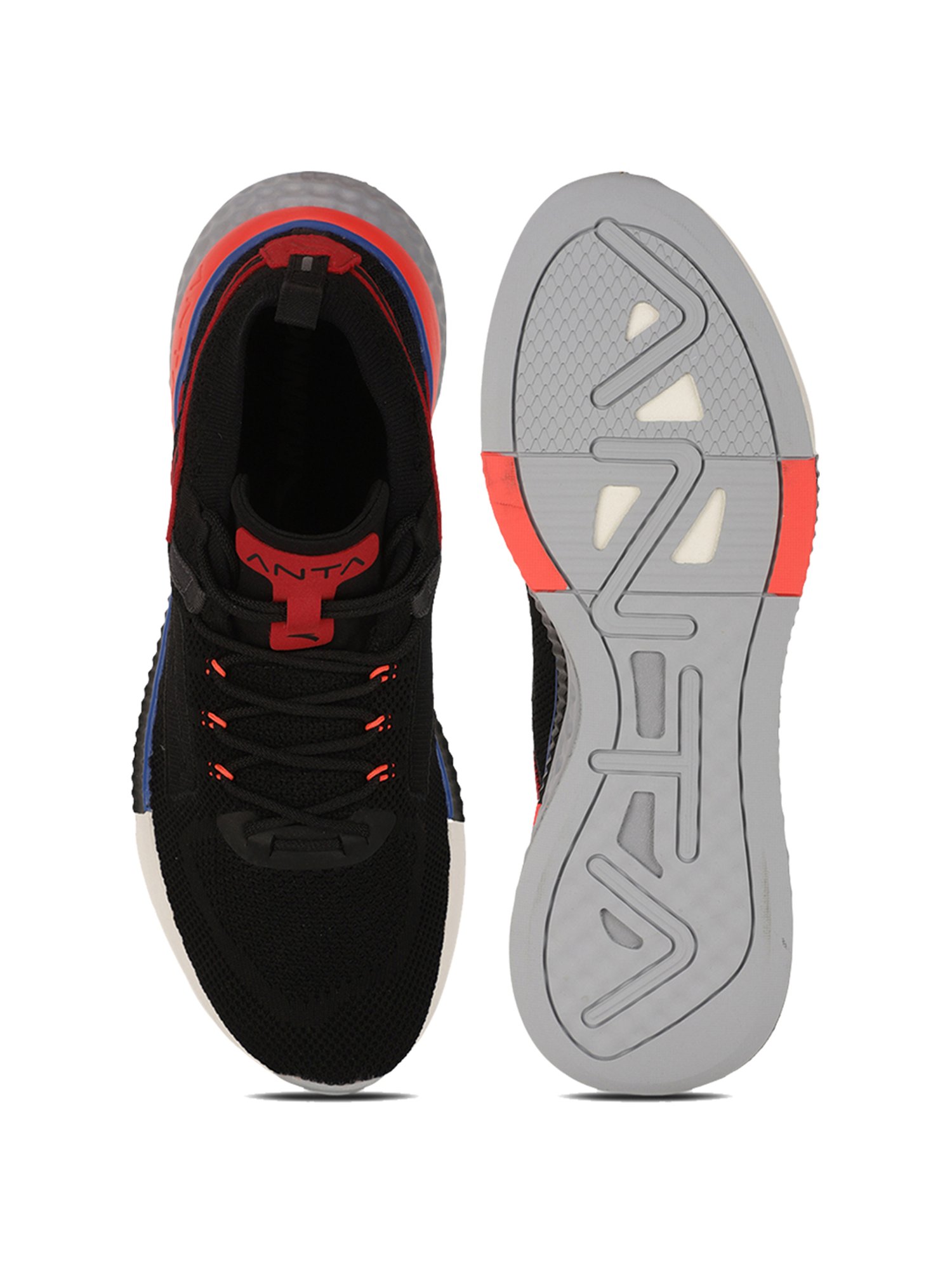 Anta Men's A-Trend Black Running Shoes