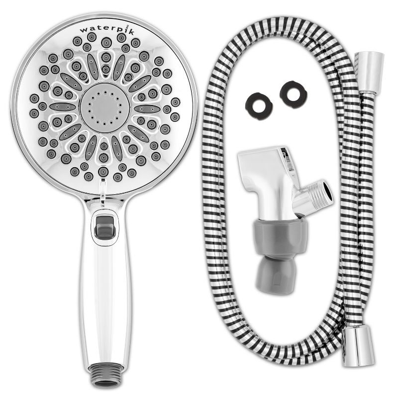 PowerSpray Hand Held Shower Head 6-mode Chrome- Waterpik