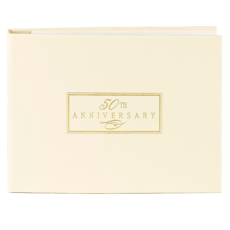 50th Anniversary Guest Book - Ivory