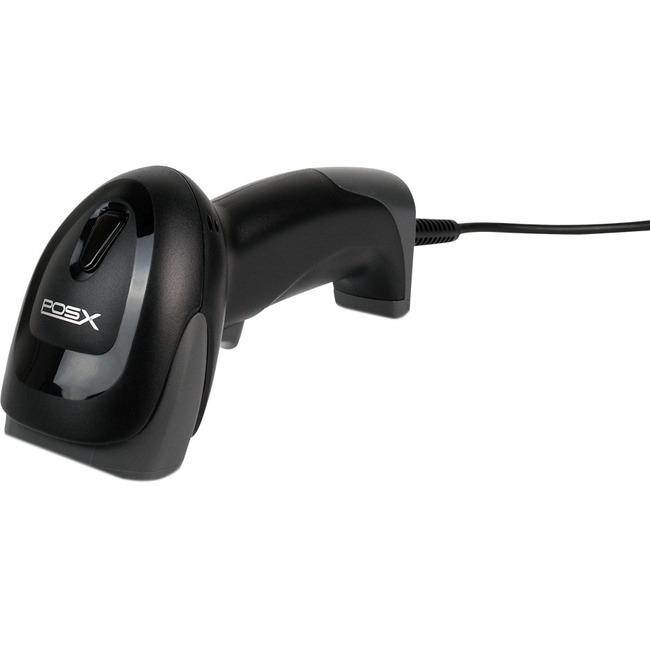 POS-X ION-SG1-ACU ION Linear Mid-Range 1D Barcode Scanner, USB - Black