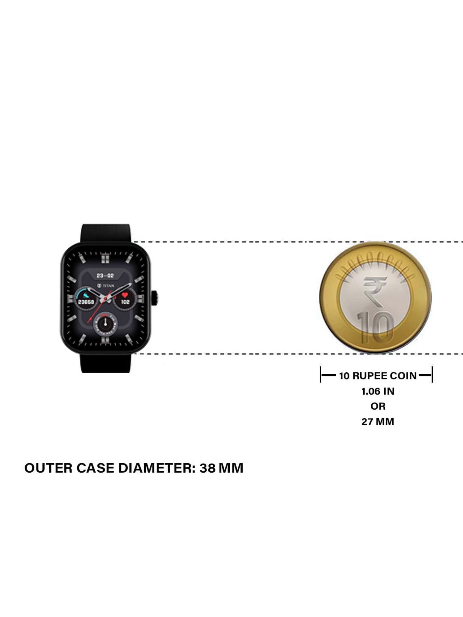 Titan 90184AL01 Mirage Digital Watch for Men