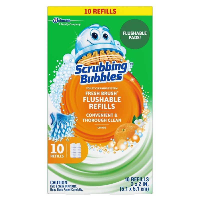 Scrubbing Bubbles Fresh Brush Flushable Refill - 10ct