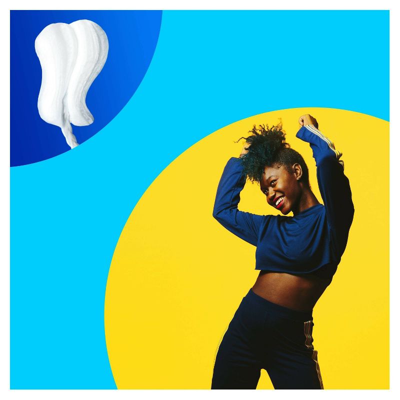 Tampax Pearl Tampons Regular/Super Absorbency with LeakGuard Braid -Duo Pack - Unscented - 34ct