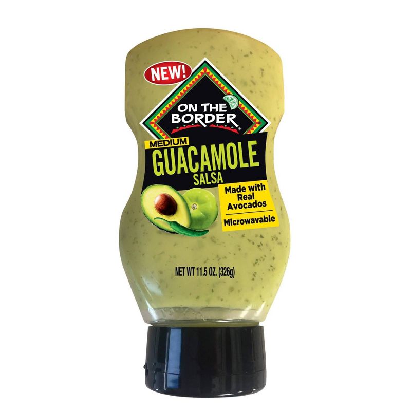 On The  Border Guacamole Salsa Squeeze Bottle - 11.5oz