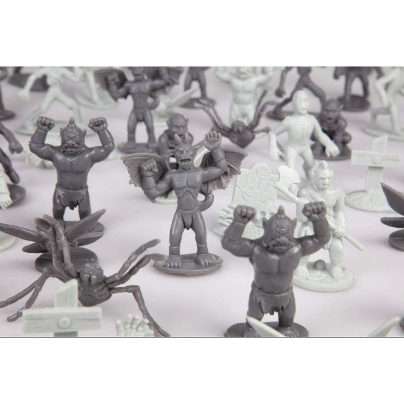 Hingfat Monster Mini Action Figure Toy Playset, 100 Pieces