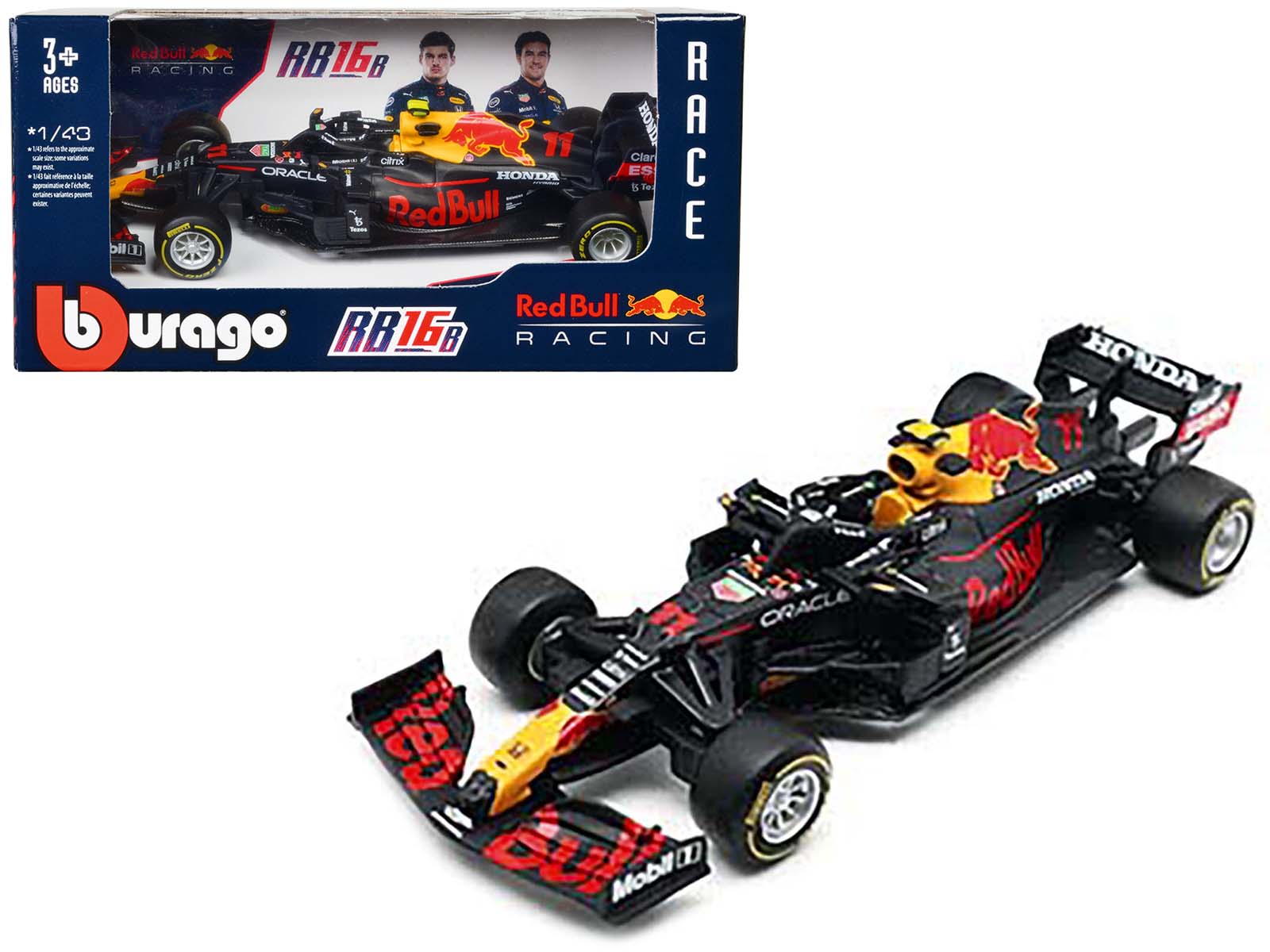 Red Bull Racing RB19 #1 Max Verstappen "Oracle" F1 Formula One "Qatar GP" (2023) Set of 2 Cars Limited Edition to 499 pieces Worldwide 1/18 Diecast Model Cars by Minichamps