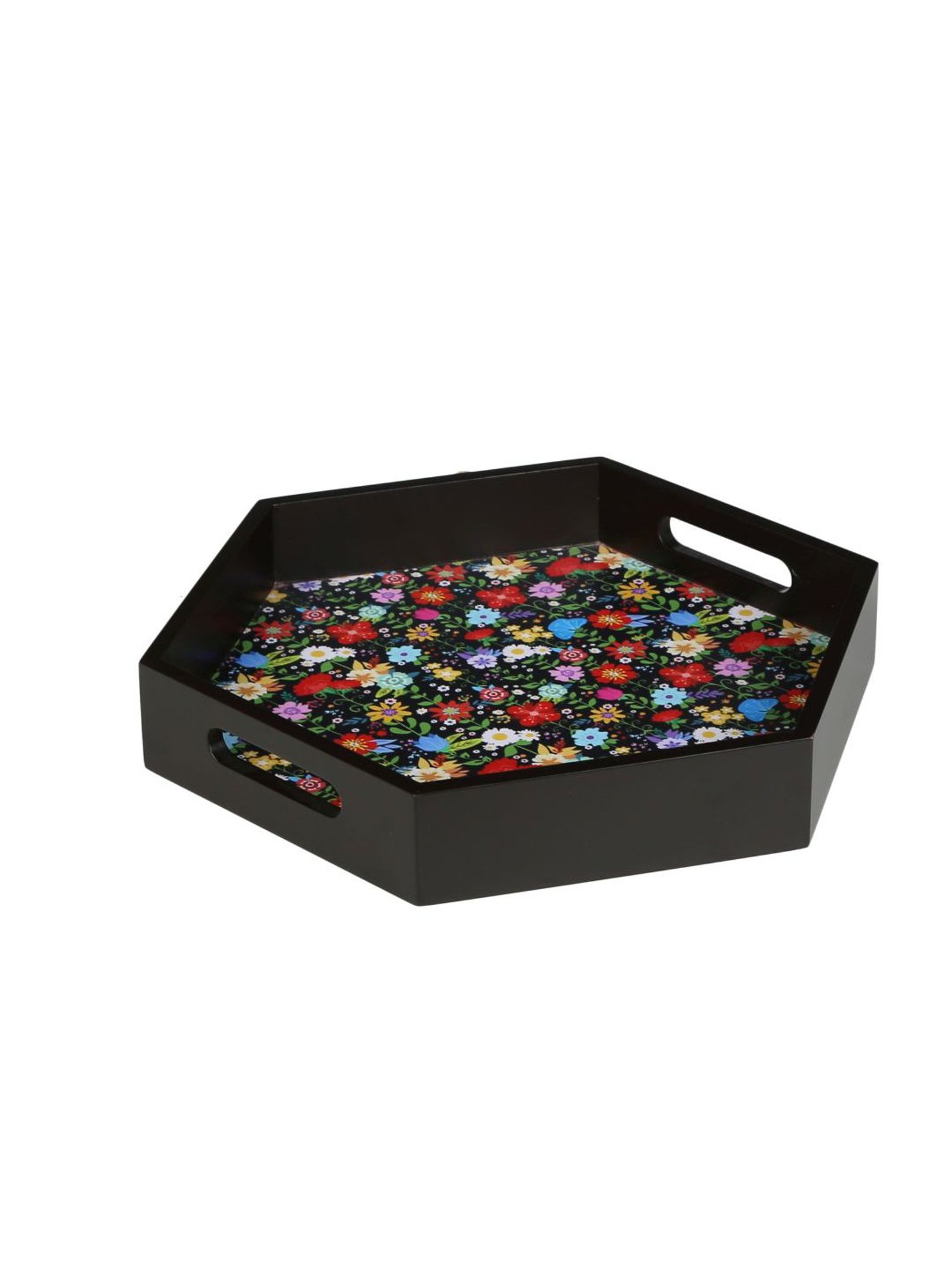 Karo Tapi Printed Multicolor Wood Small Tray