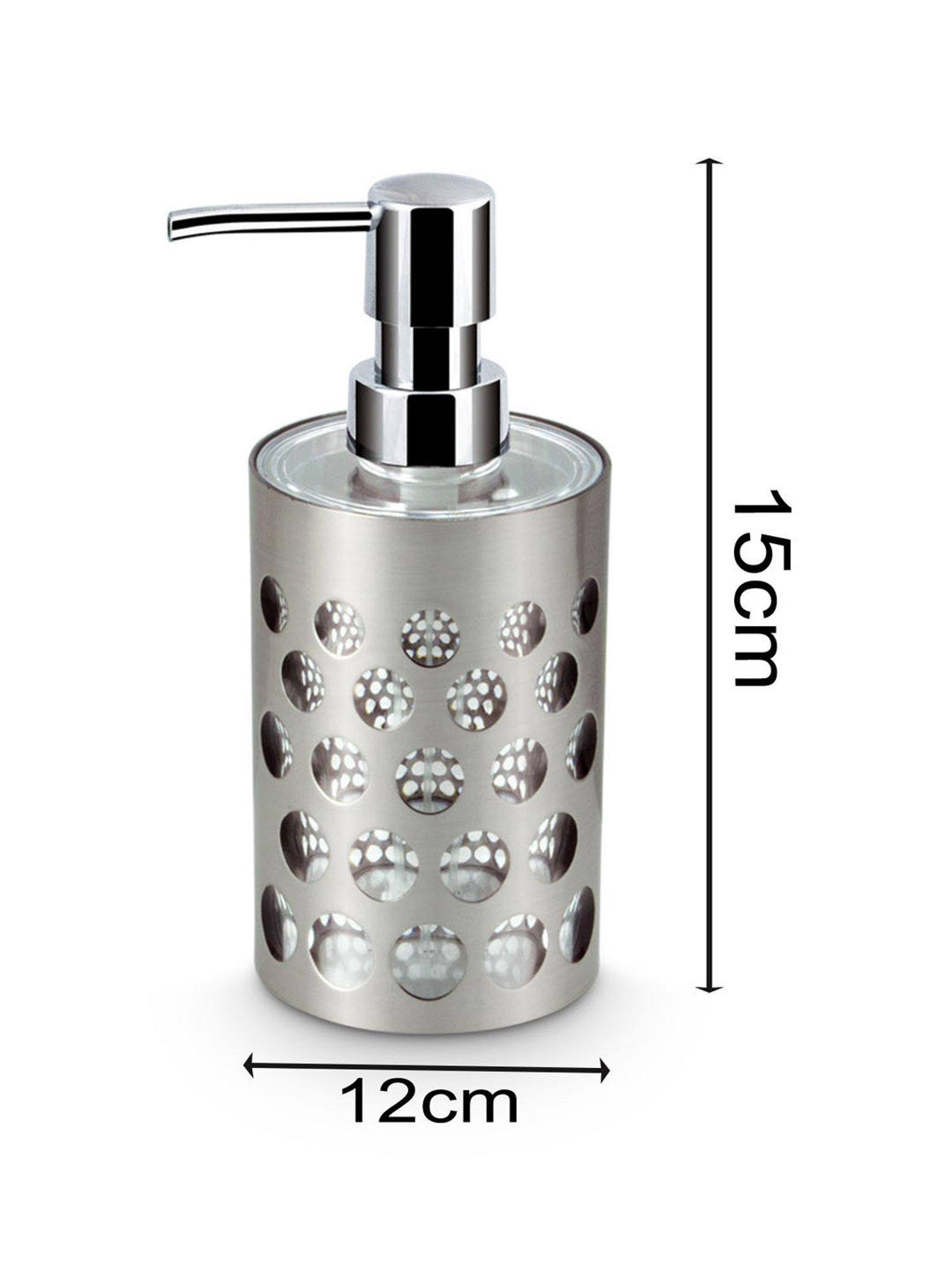 Freelance Silver Polyresin Set of 4 Bathroom Accessories