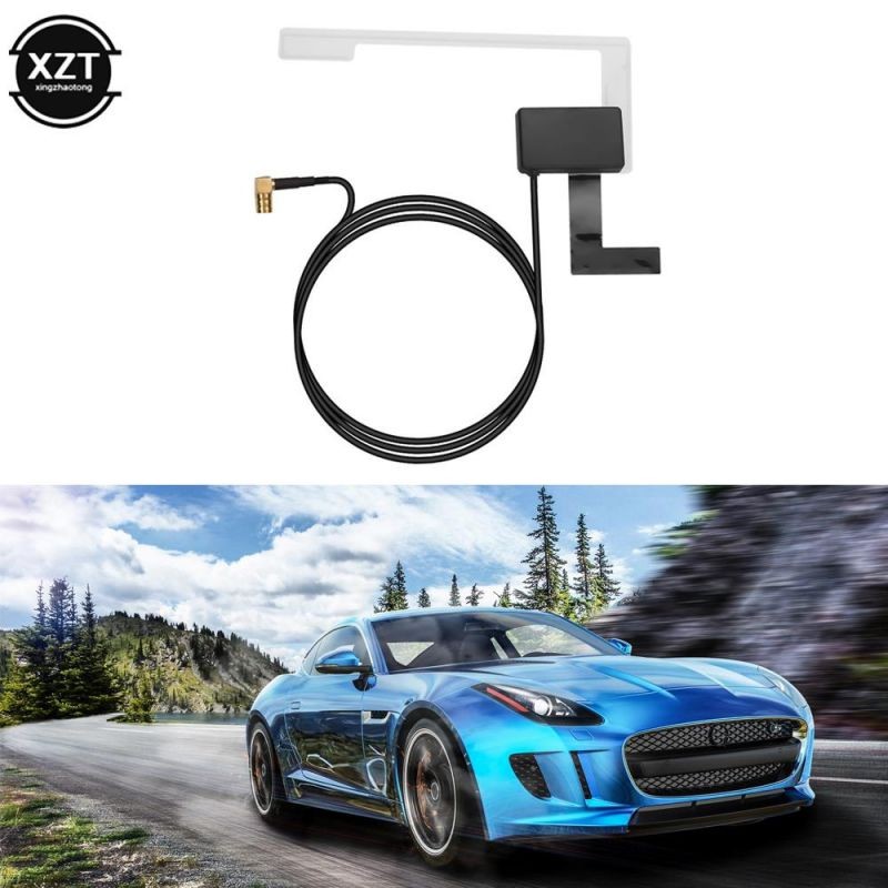 Universal SMB Connector Vehicle Active Radio Antenna DAB Digital Cat Radio Aerial Built in RF Amplifier Strong Stable Signal