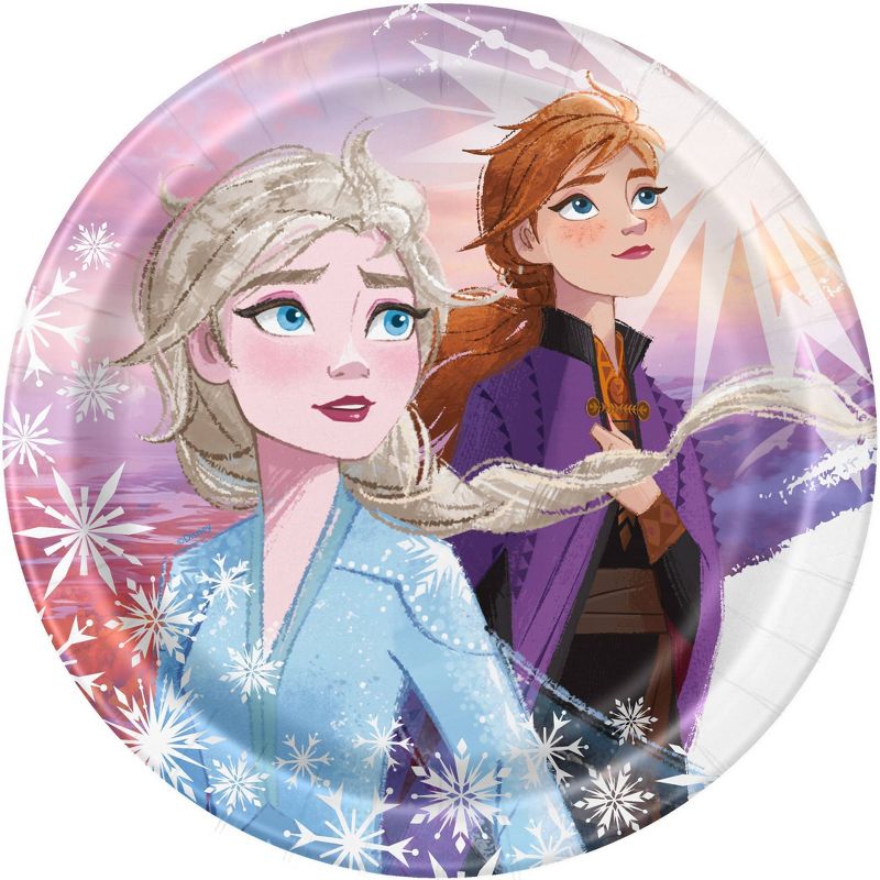 Frozen 2 7" 8ct Disposable Party Paper Plates