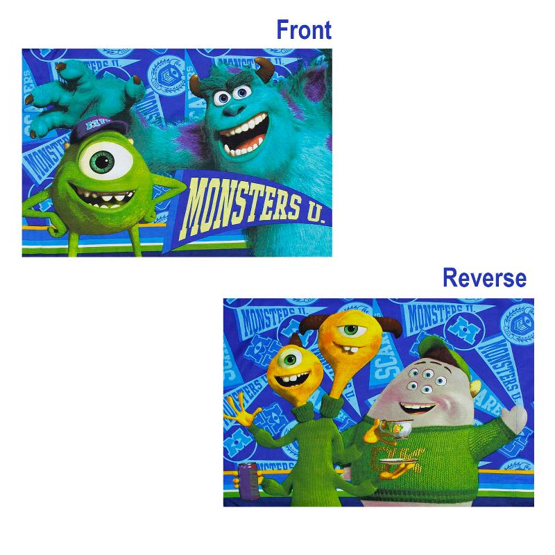 Monsters U Twin Sheet Set 3pc Scare Pennant Bed Accessories - Monsters University..