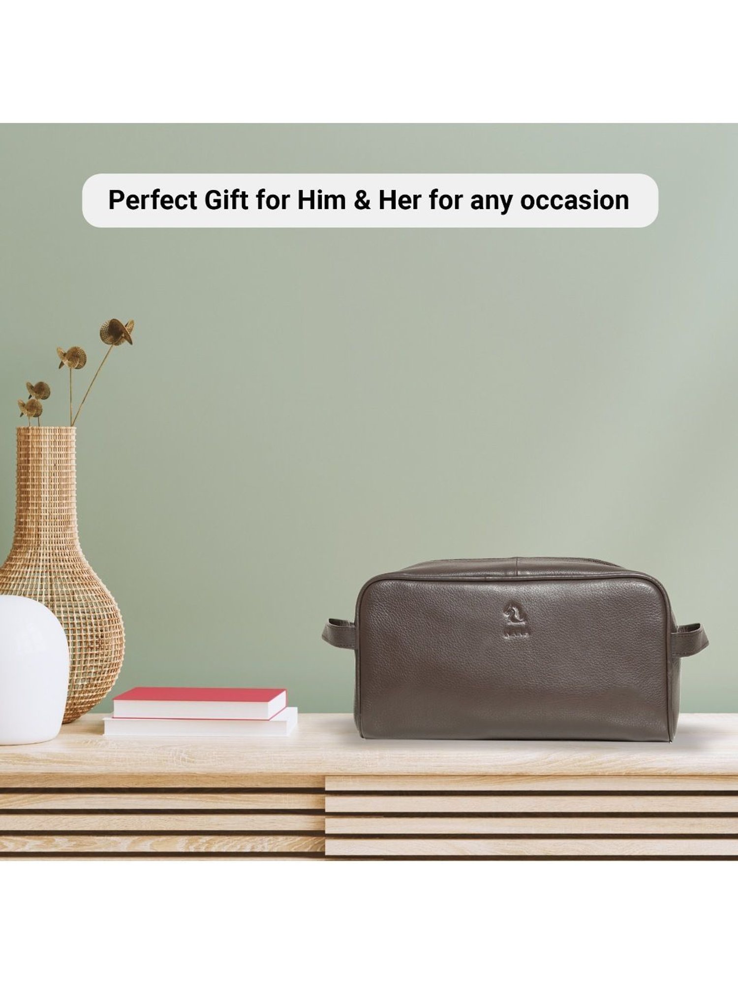 Kara Tan Textured Large Pouch