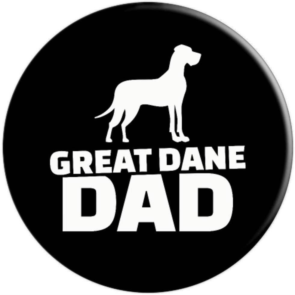 Great Dane Dad PopSockets Grip and Stand for Phones and Tablets