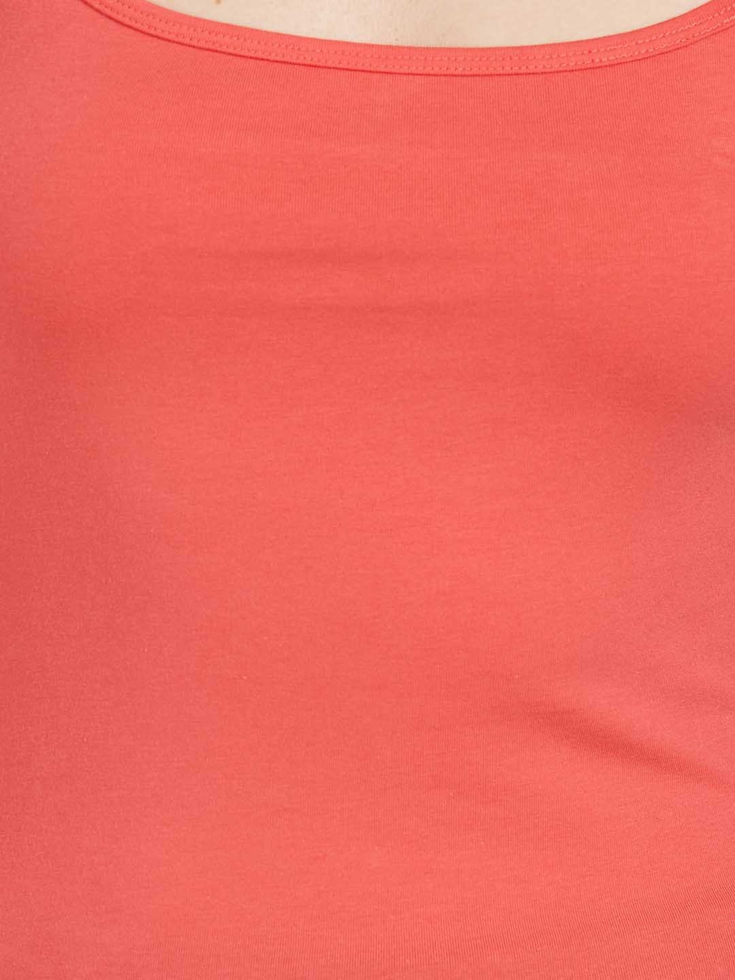 Soie Dark Orange Cotton Slip