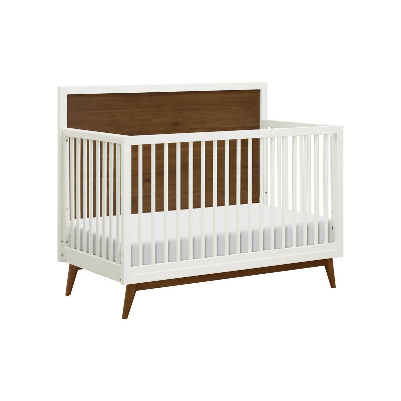 Babyletto Palma Mid-Century 4-in-1 Convertible Crib - Walnut