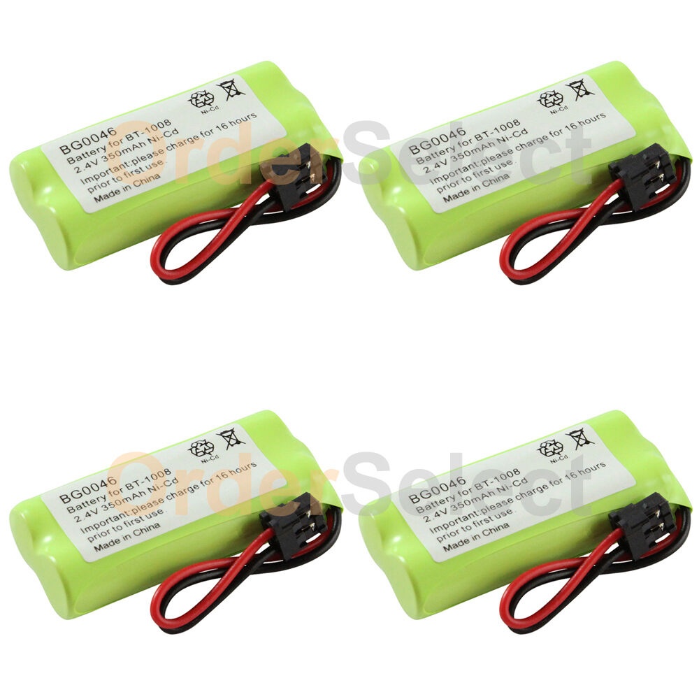 4 NEW Cordless Home Phone Rechargeable Battery for Uniden BT-1008 BT1008 HOT!