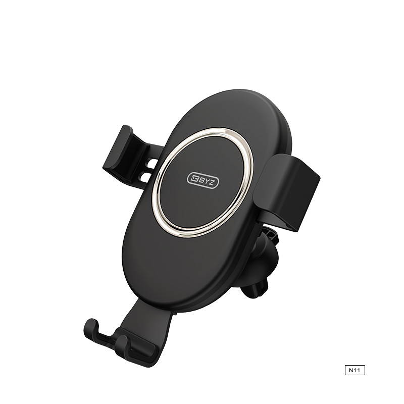 2021 BYZ New Product Gravity Car Phone Holder 10W Car Wireless Charger