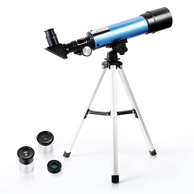 Astronomical Telescope for Kids 90X HD Zoom 36050mm Refractor with Tripod for Beginners Childrens  Small 2